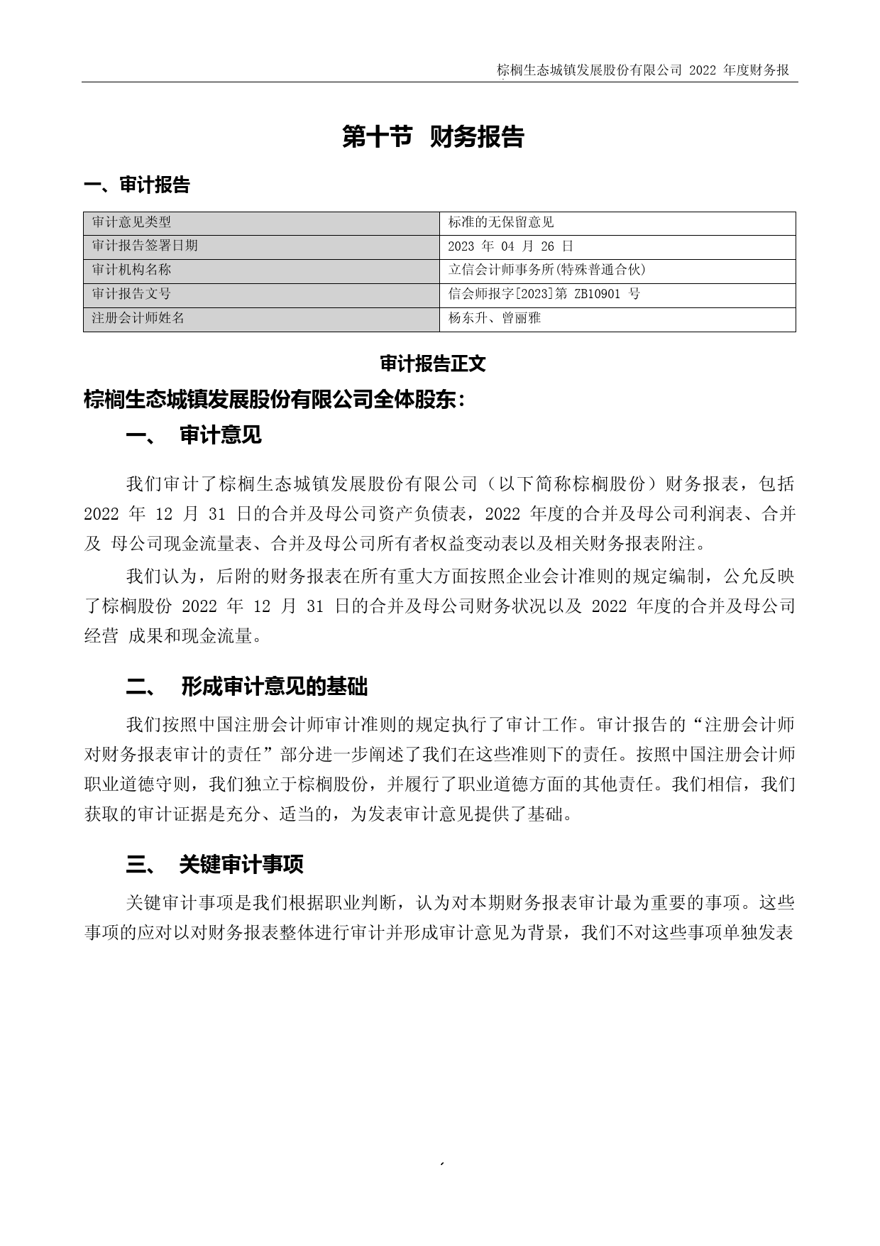 棕榈股份：2022年年度财务报告_第2页