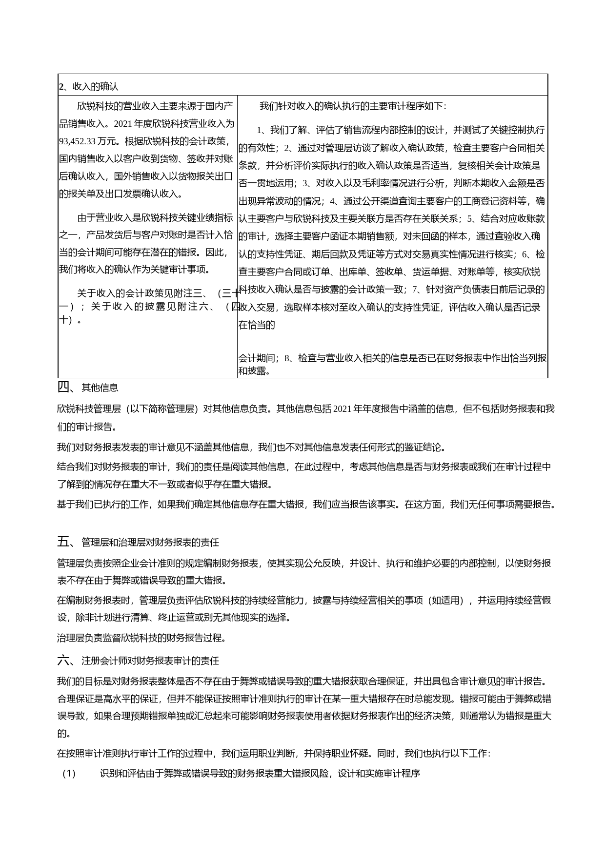【沪深年度财报】 欣锐科技：2021年年度财务报告_第2页