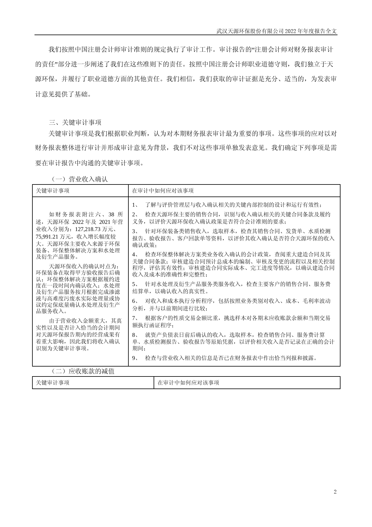 天源环保：2022年年度财务报告_第2页
