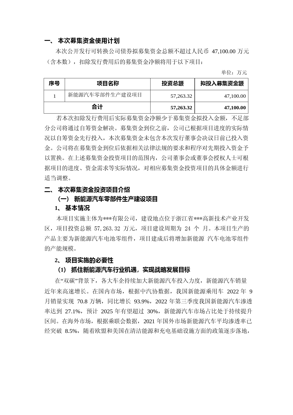 2022年浙江省新能源汽车零部件生产建设项目可行性分析报告_第2页