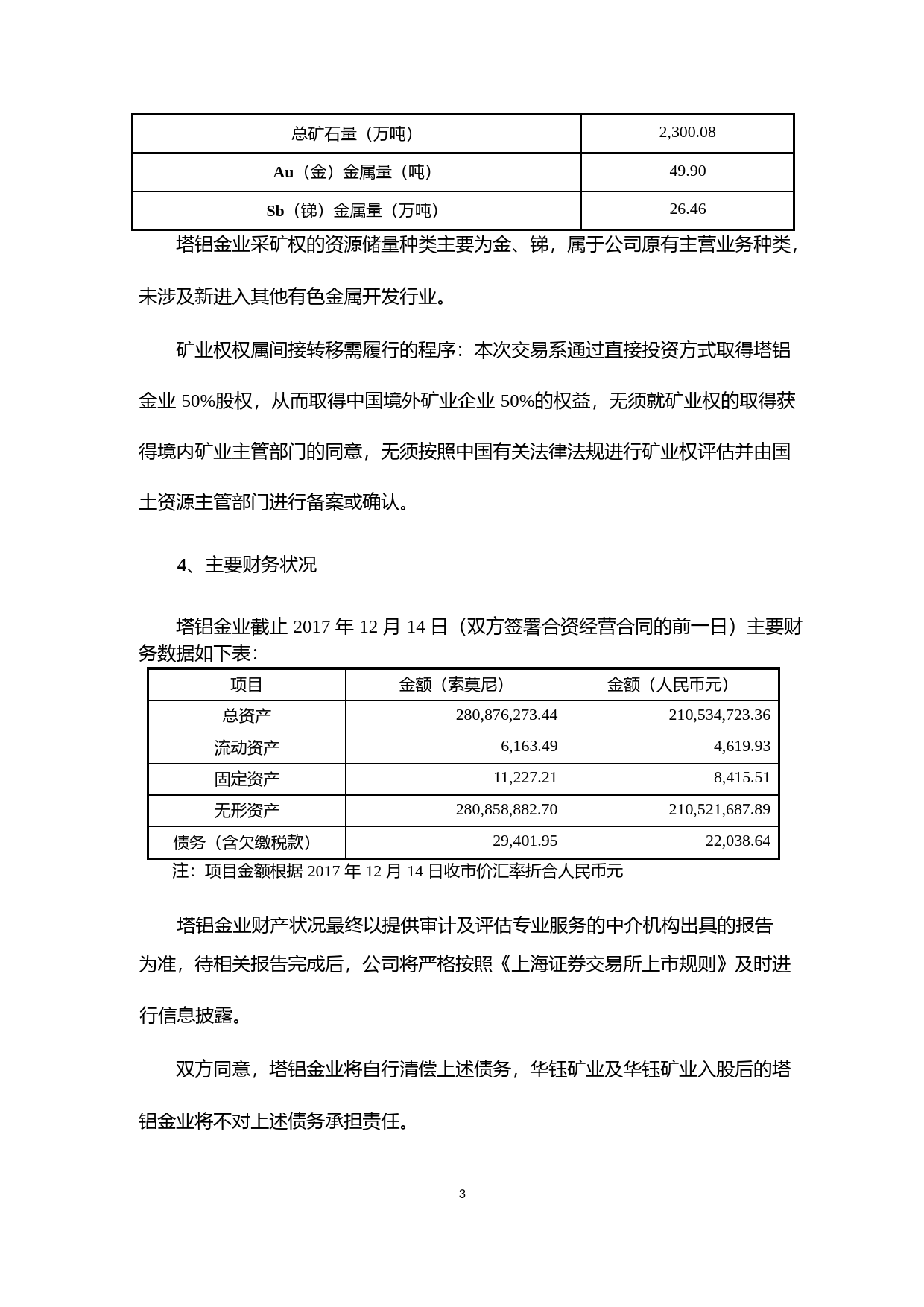 华钰矿业：关于公开发行可转换公司债券募集资金运用可行性分析报告（2018）_第3页