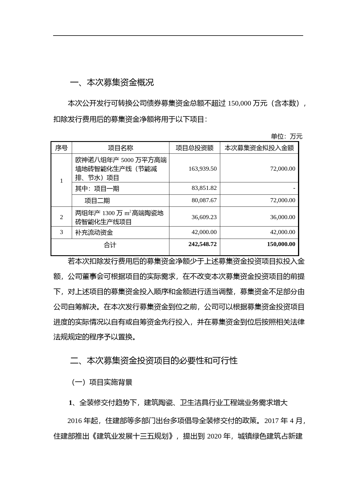 帝欧家居：公开发行可转换公司债券募集资金运用可行性分析报告（2020）_第2页