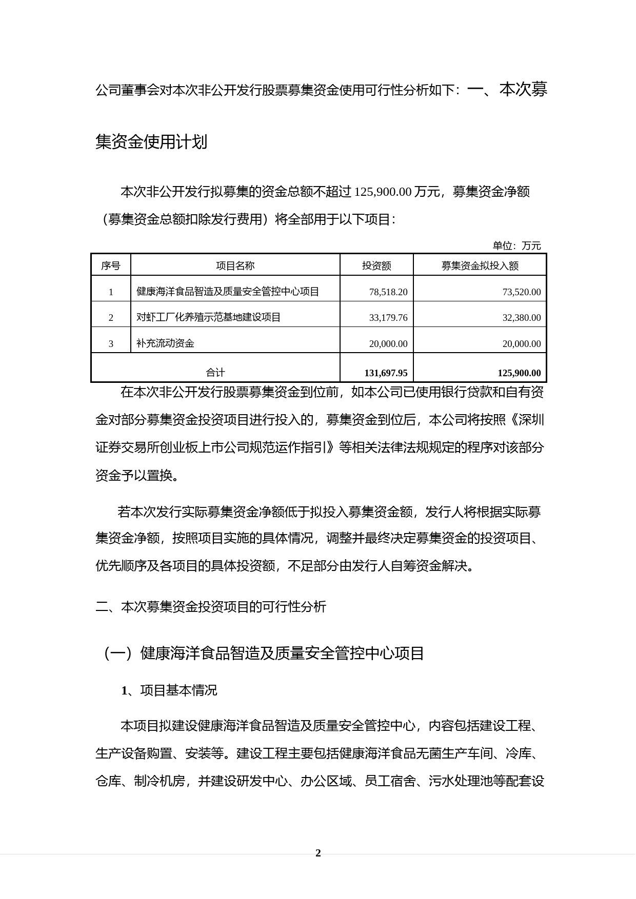 国联水产：非公开发行股票募集资金运用可行性分析报告（2017）_第2页