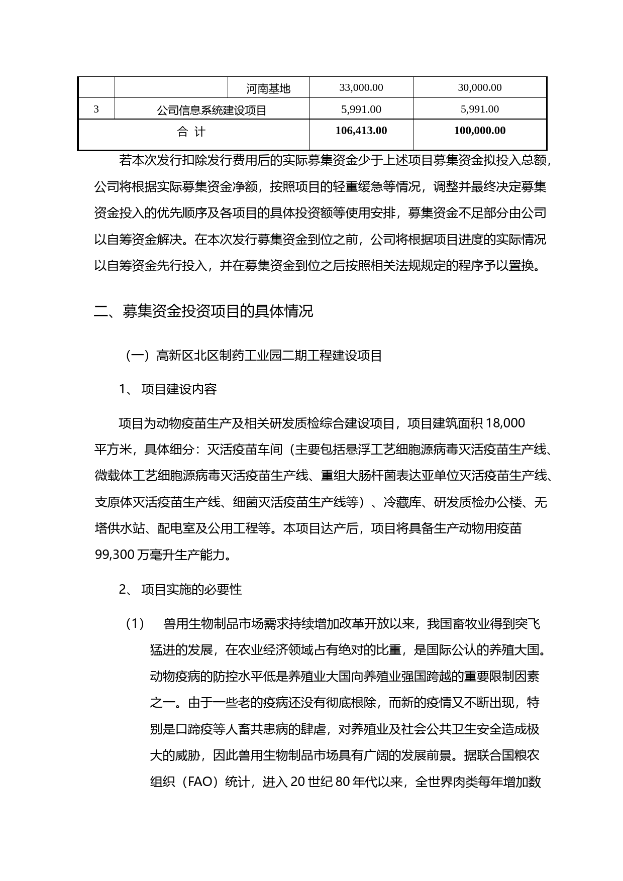天康生物：公开发行可转换公司债券募集资金项目可行性分析报告（2017）_第2页