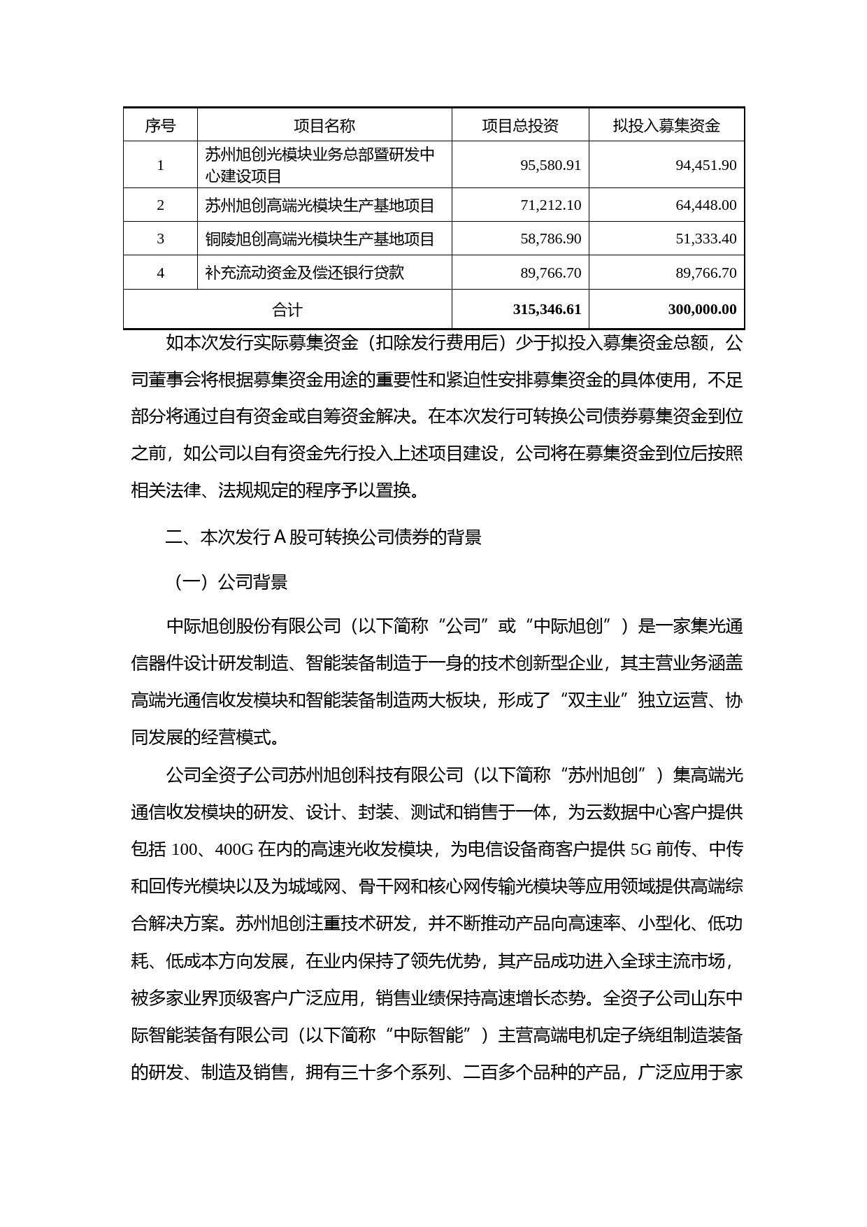 中际旭创：向不特定对象发行可转换公司债券募集资金使用可行性分析报告（2020）_第2页