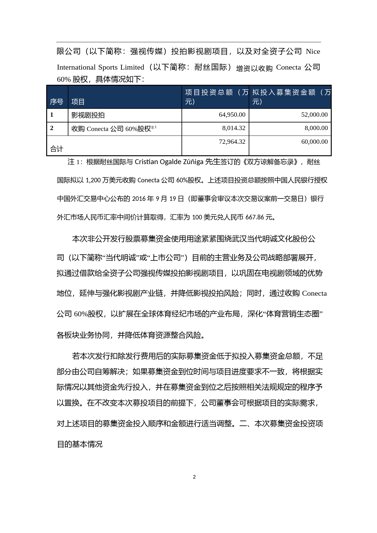 当代明诚：2016年度非公开发行股票募集资金使用可行性分析报告_第2页