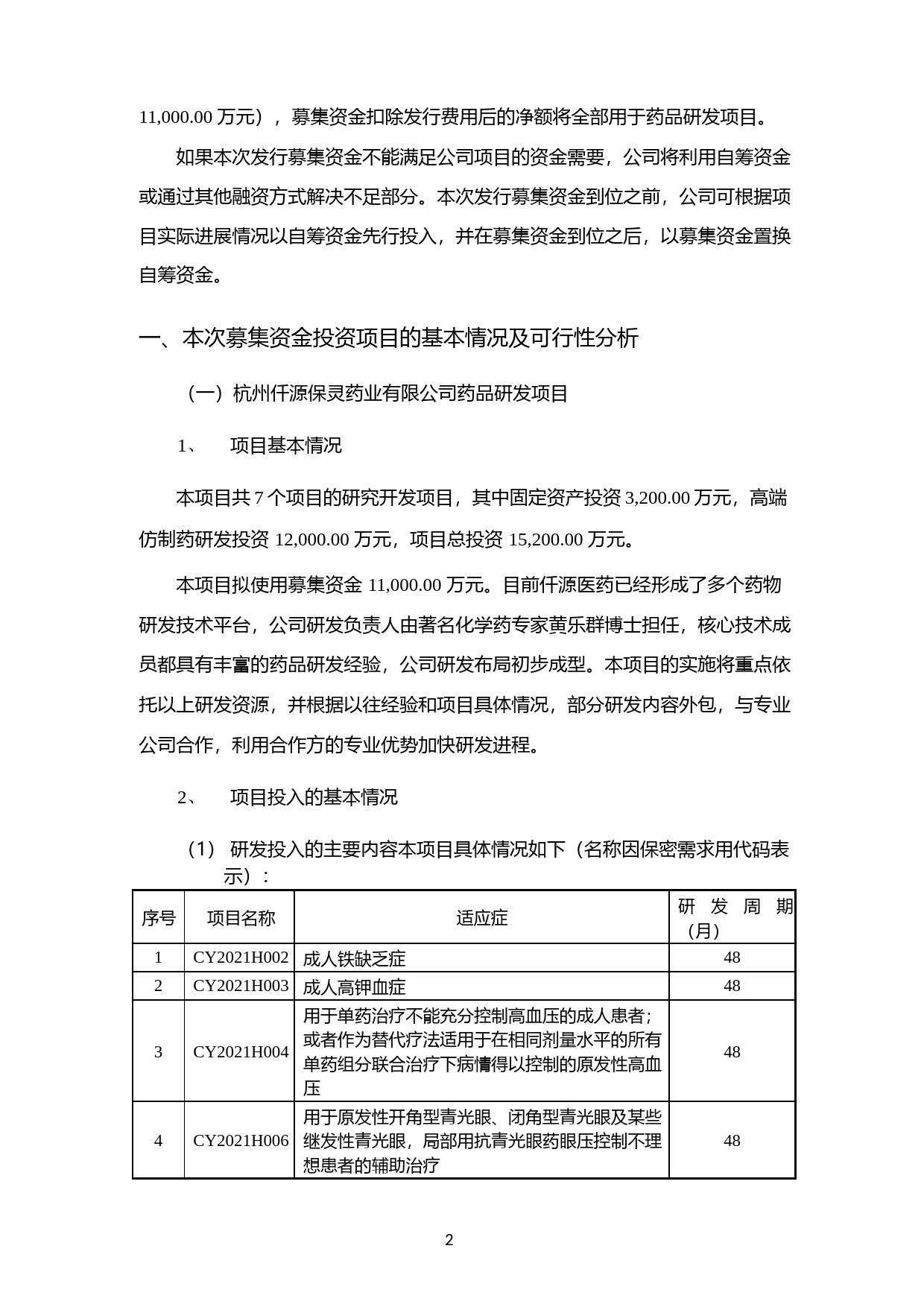 仟源医药：2021年度以简易程序向特定对象发行股票募集资金使用可行性分析报告（第二次修订稿）_第2页