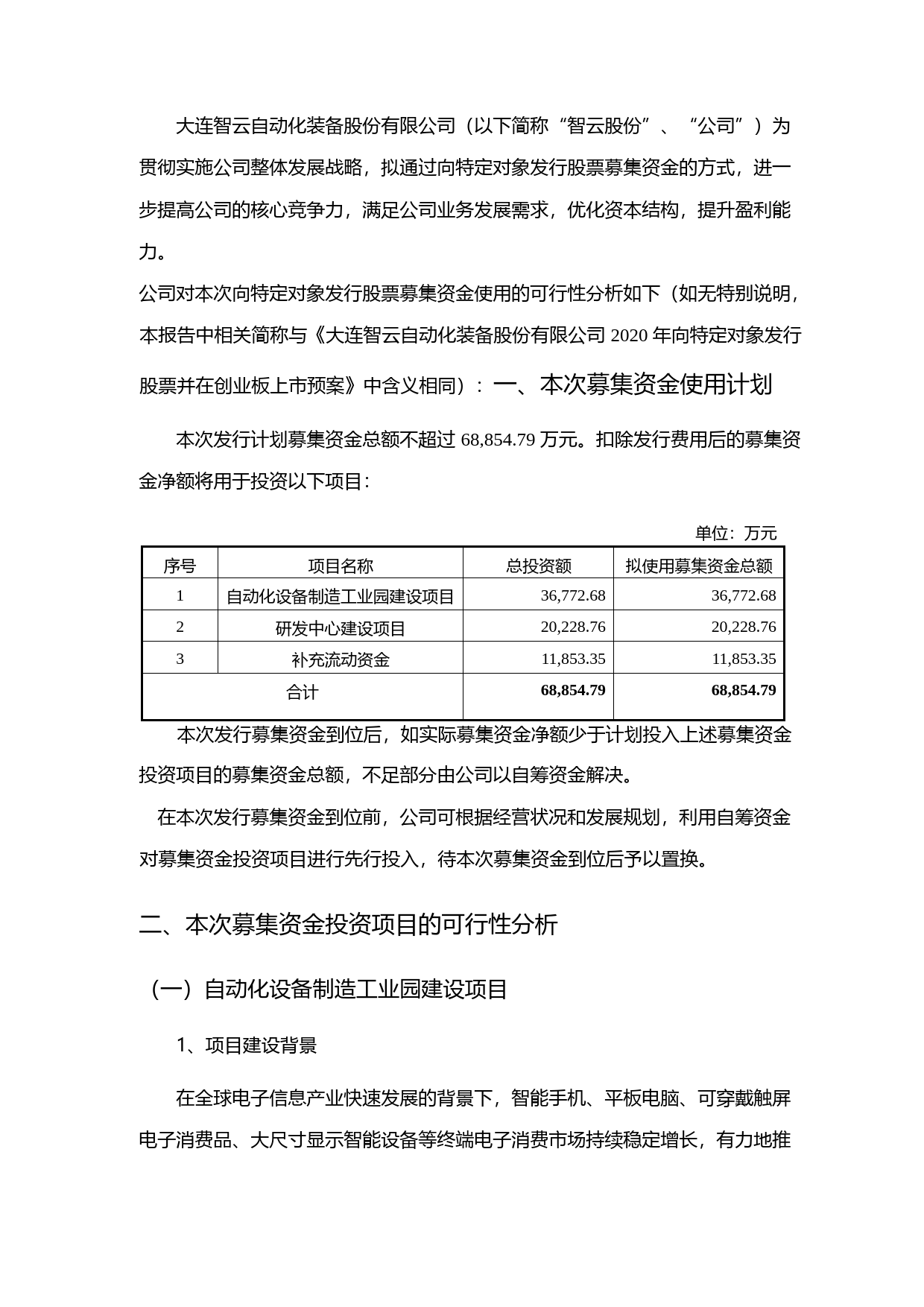 智云股份：2020年向特定对象发行股票募集资金使用可行性分析报告_第2页