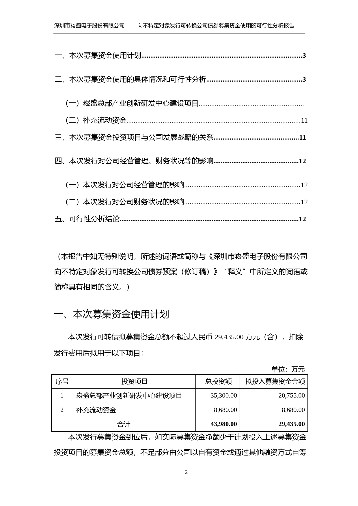 崧盛股份：向不特定对象发行可转换公司债券募集资金使用的可行性分析报告（修订稿）（2021-2022）_第2页