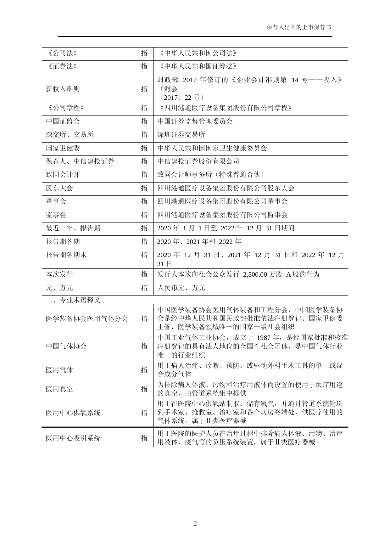 港通医疗：中信建投证券股份有限公司关于公司首次公开发行股票并在创业板上市的上市保荐书_第3页