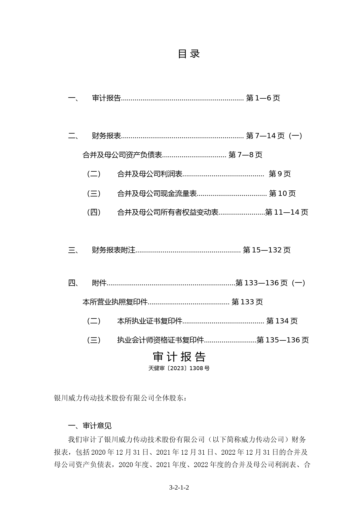 威力传动：首次公开发行股票并在创业板上市的财务报表及审计报告_第2页