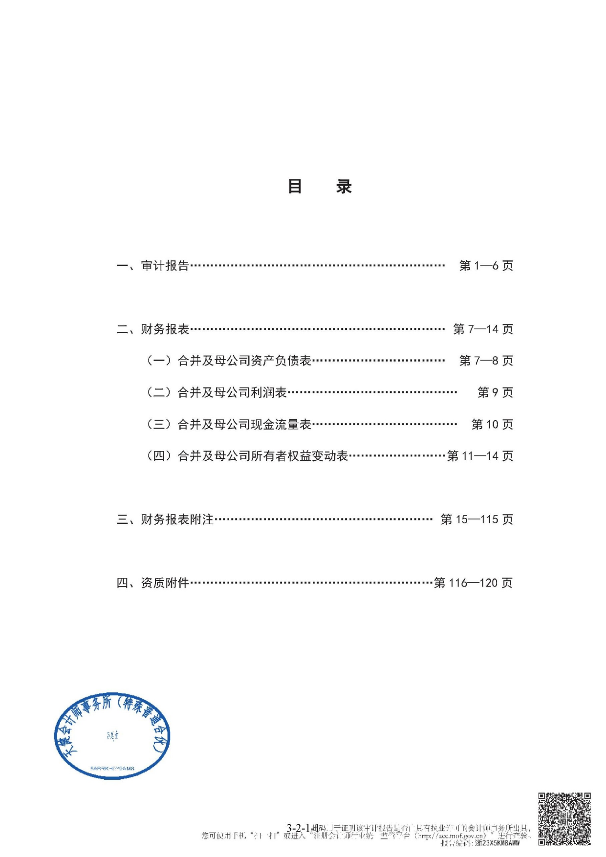威马农机：首次公开发行股票并在创业板上市的财务报表及审计报告_第1页