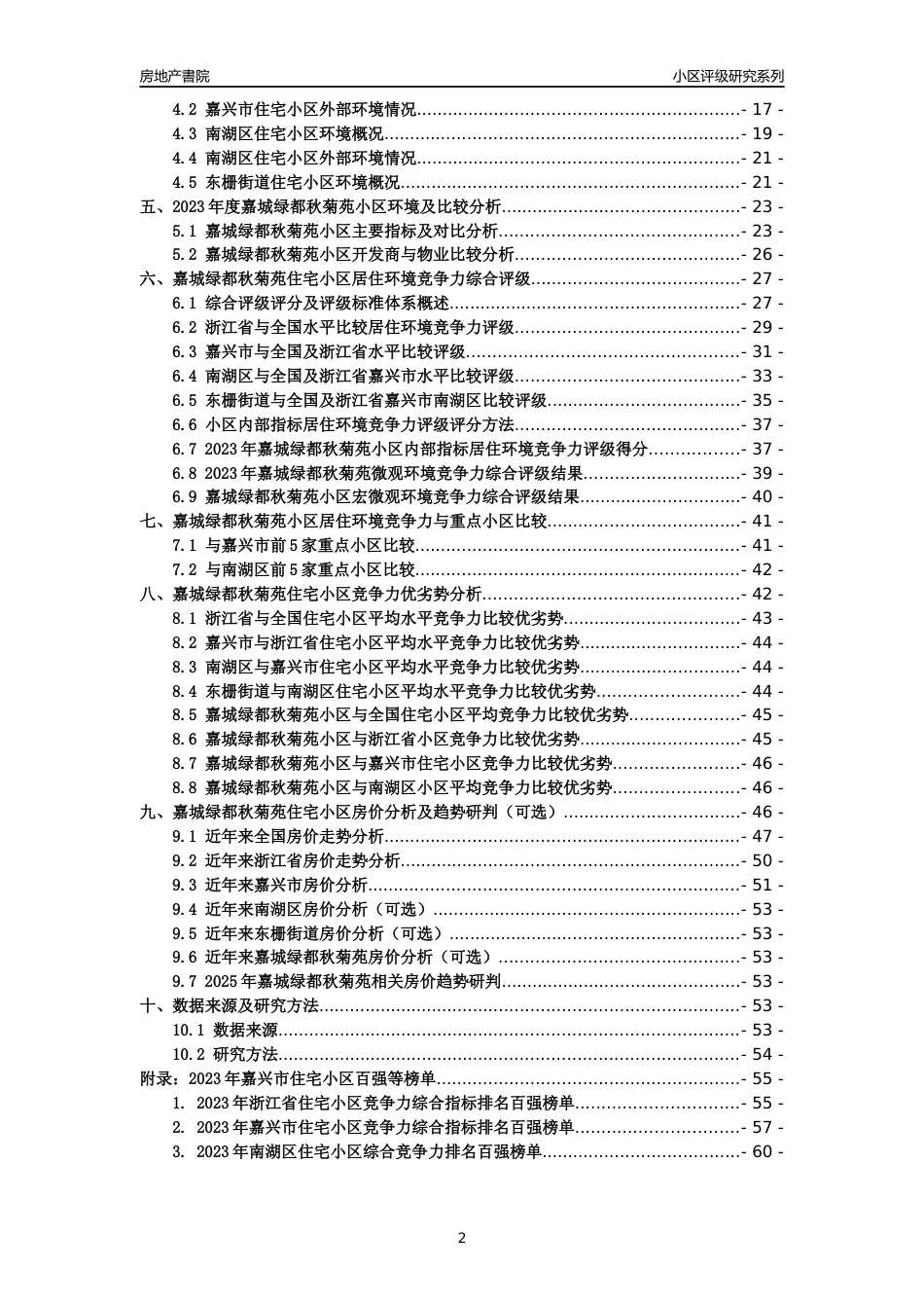 [小区点评]嘉城绿都秋菊苑(嘉兴市南湖区)小区居住环境竞争力评级及房价趋势分析报告(2024版)_第2页