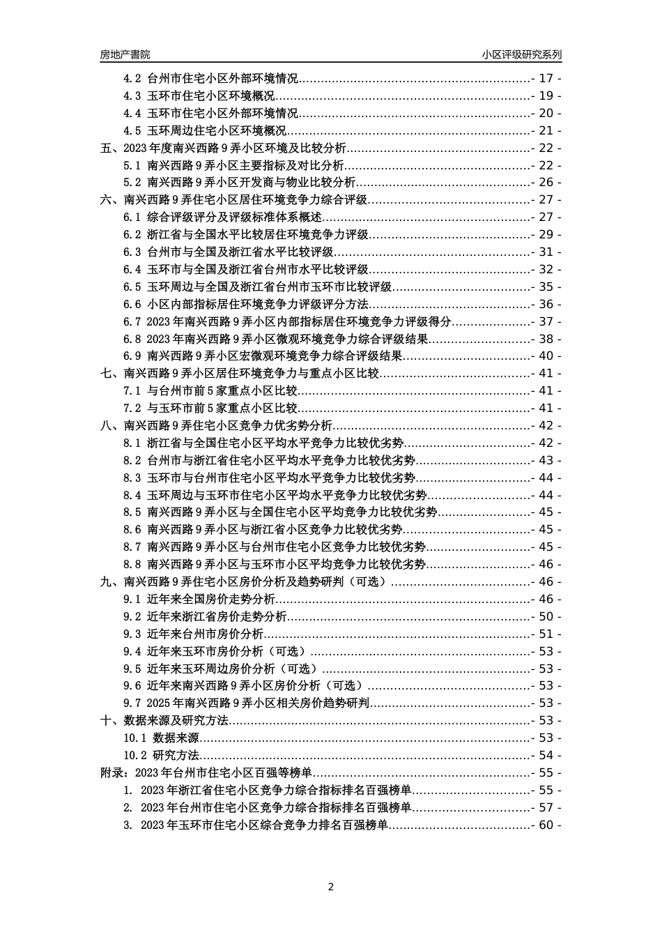 [小区点评]南兴西路9弄小区(台州市玉环市)小区居住环境竞争力评级及房价趋势分析报告(2024版)_第2页