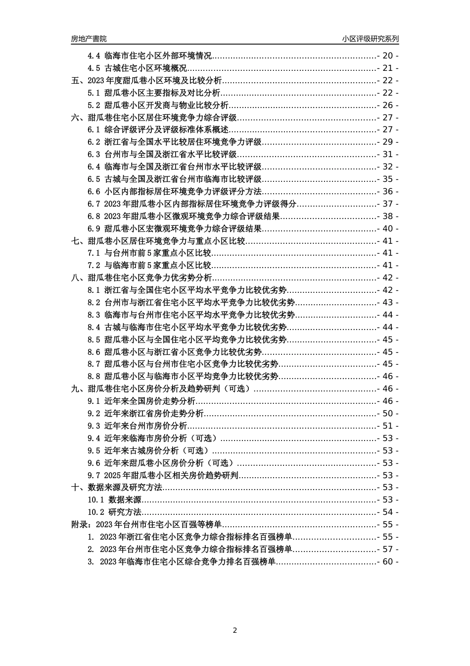 [小区点评]甜瓜巷小区(台州市临海市)小区居住环境竞争力评级及房价趋势分析报告(2024版)_第2页