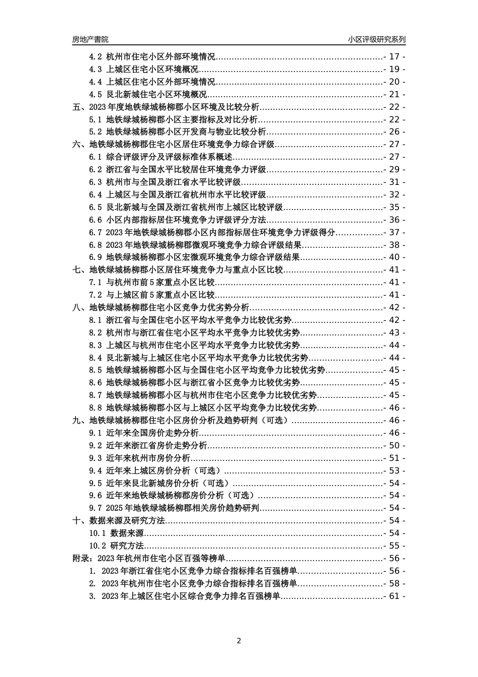 [小区点评]地铁绿城杨柳郡(杭州市上城区)小区居住环境竞争力评级及房价趋势分析报告(2024版)_第2页