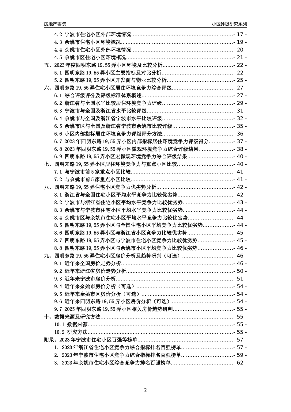 [小区点评]四明东路19,55弄小区(宁波市余姚市)小区居住环境竞争力评级及房价趋势分析报告(2024版)_第2页