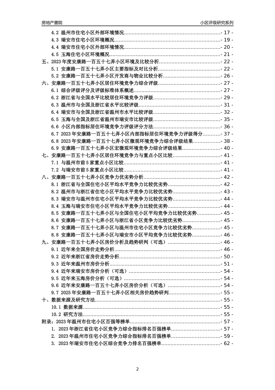 [小区点评]安康路一百五十七弄小区(温州市瑞安市)小区居住环境竞争力评级及房价趋势分析报告(2024版)_第2页