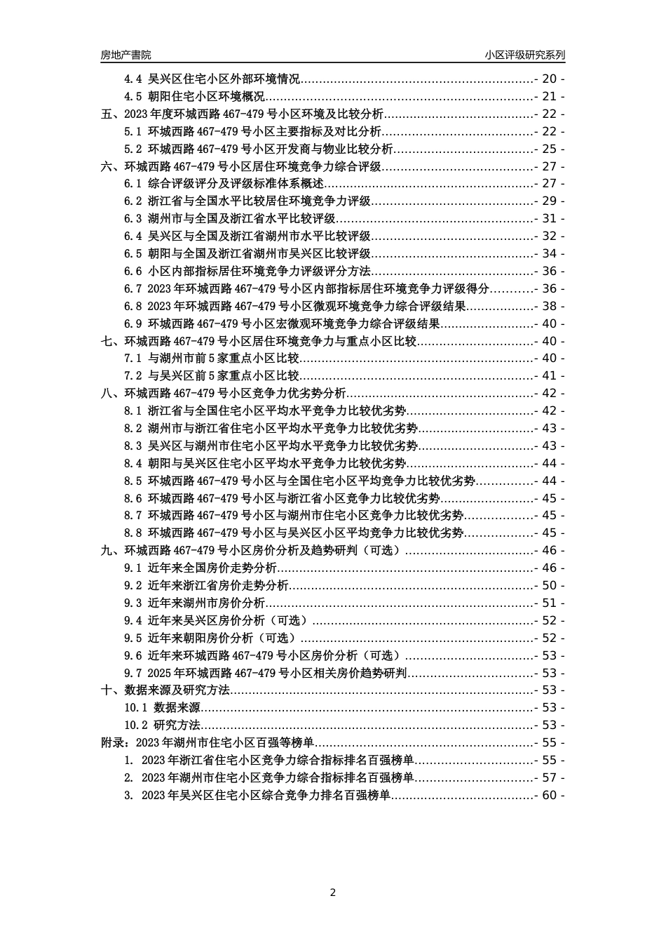 [小区点评]环城西路467-479号小区(湖州市吴兴区)小区居住环境竞争力评级及房价趋势分析报告(2024版)_第2页