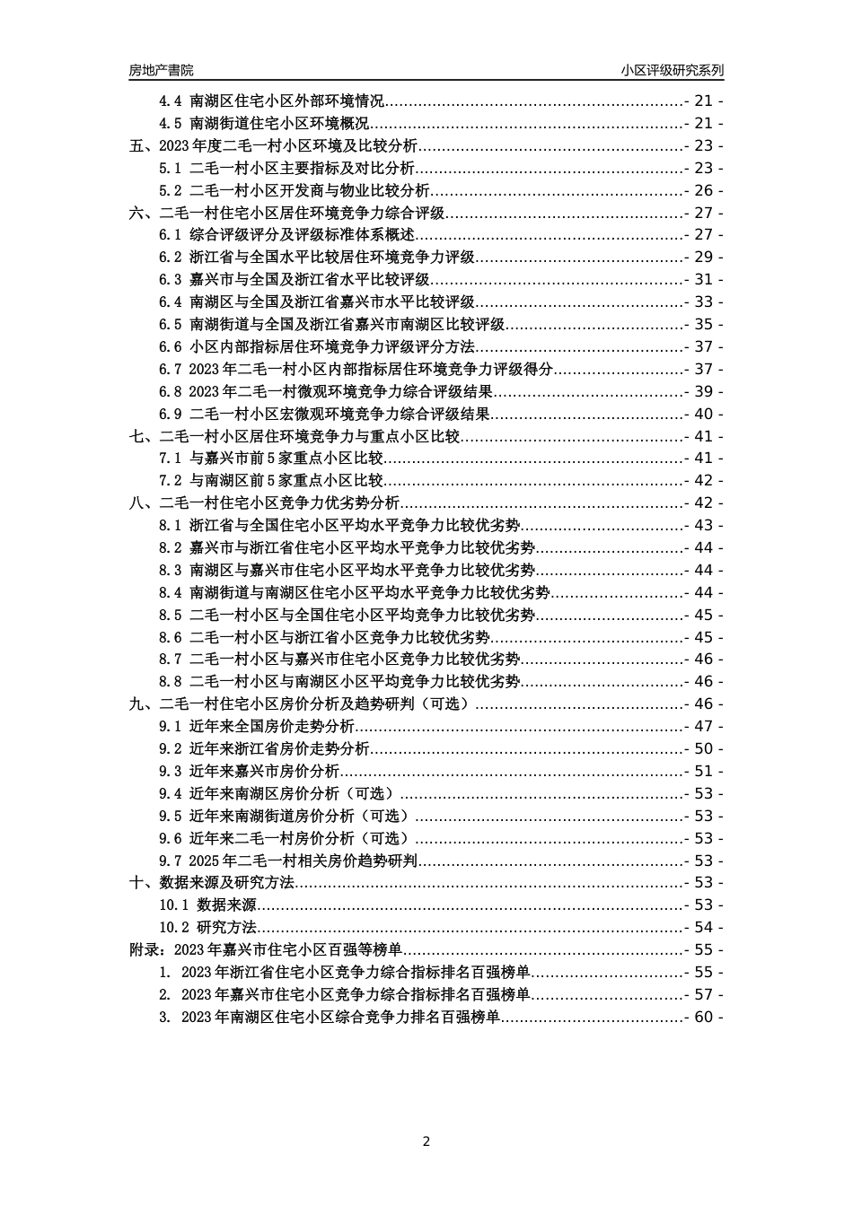 [小区点评]二毛一村(嘉兴市南湖区)小区居住环境竞争力评级及房价趋势分析报告(2024版)_第2页