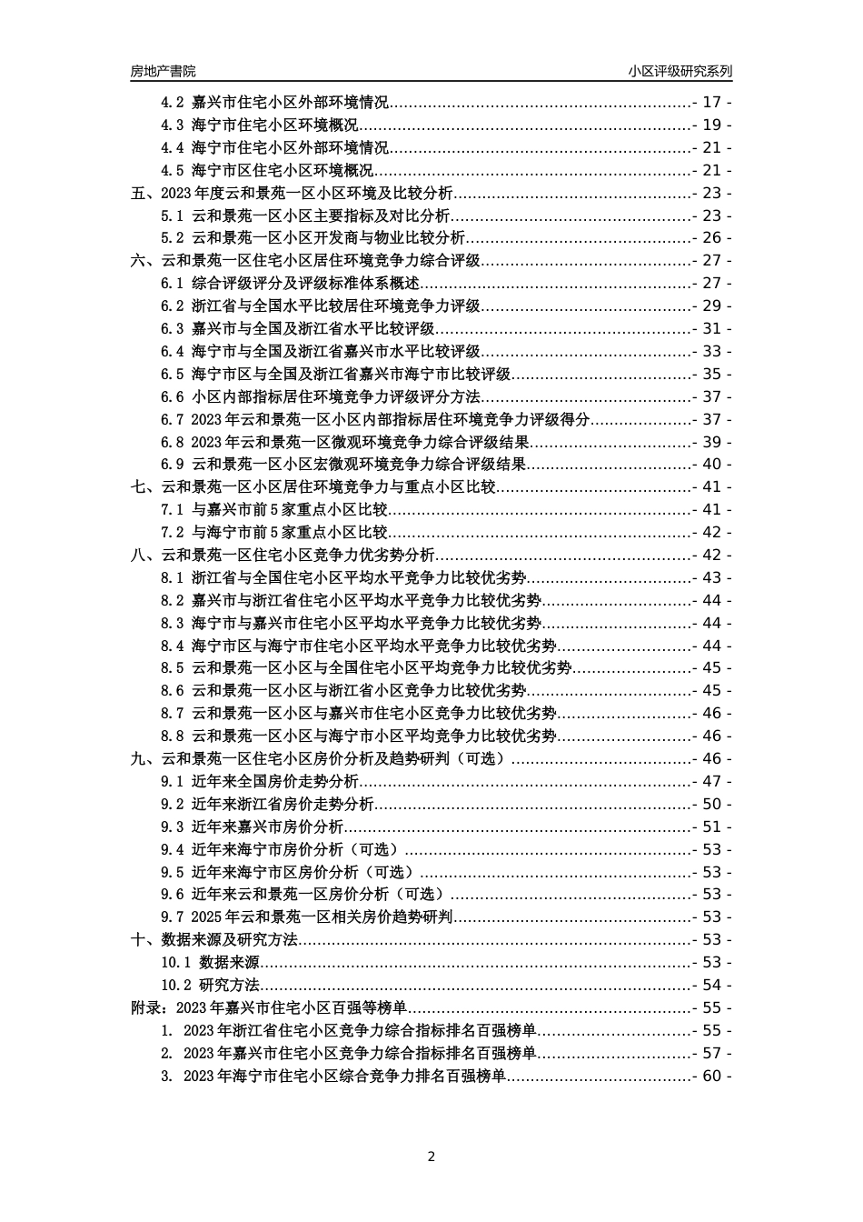 [小区点评]云和景苑一区(嘉兴市海宁市)小区居住环境竞争力评级及房价趋势分析报告(2024版)_第2页