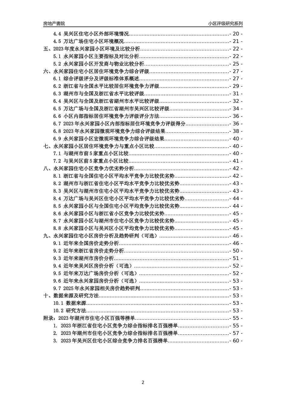[小区点评]永兴家园(湖州市吴兴区)小区居住环境竞争力评级及房价趋势分析报告(2024版)_第2页