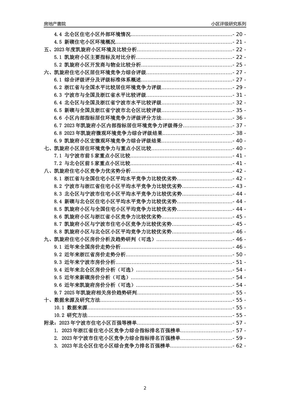 [小区点评]凯旋府(宁波市北仑区)小区居住环境竞争力评级及房价趋势分析报告(2024版)_第2页