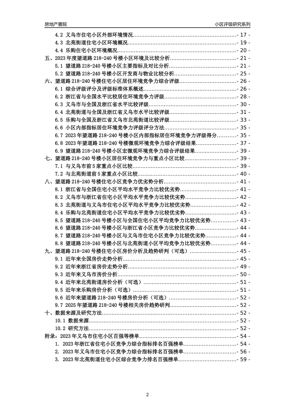 [小区点评]望道路218-240号楼(义乌市北苑街道)小区居住环境竞争力评级及房价趋势分析报告(2024版)_第2页