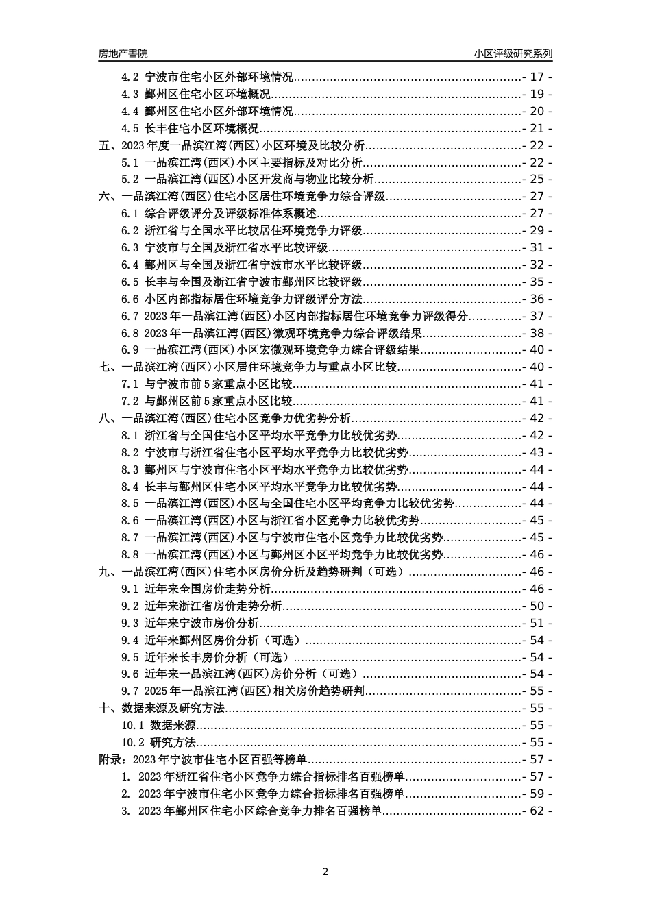 [小区点评]一品滨江湾(西区)(宁波市鄞州区)小区居住环境竞争力评级及房价趋势分析报告(2024版)_第2页