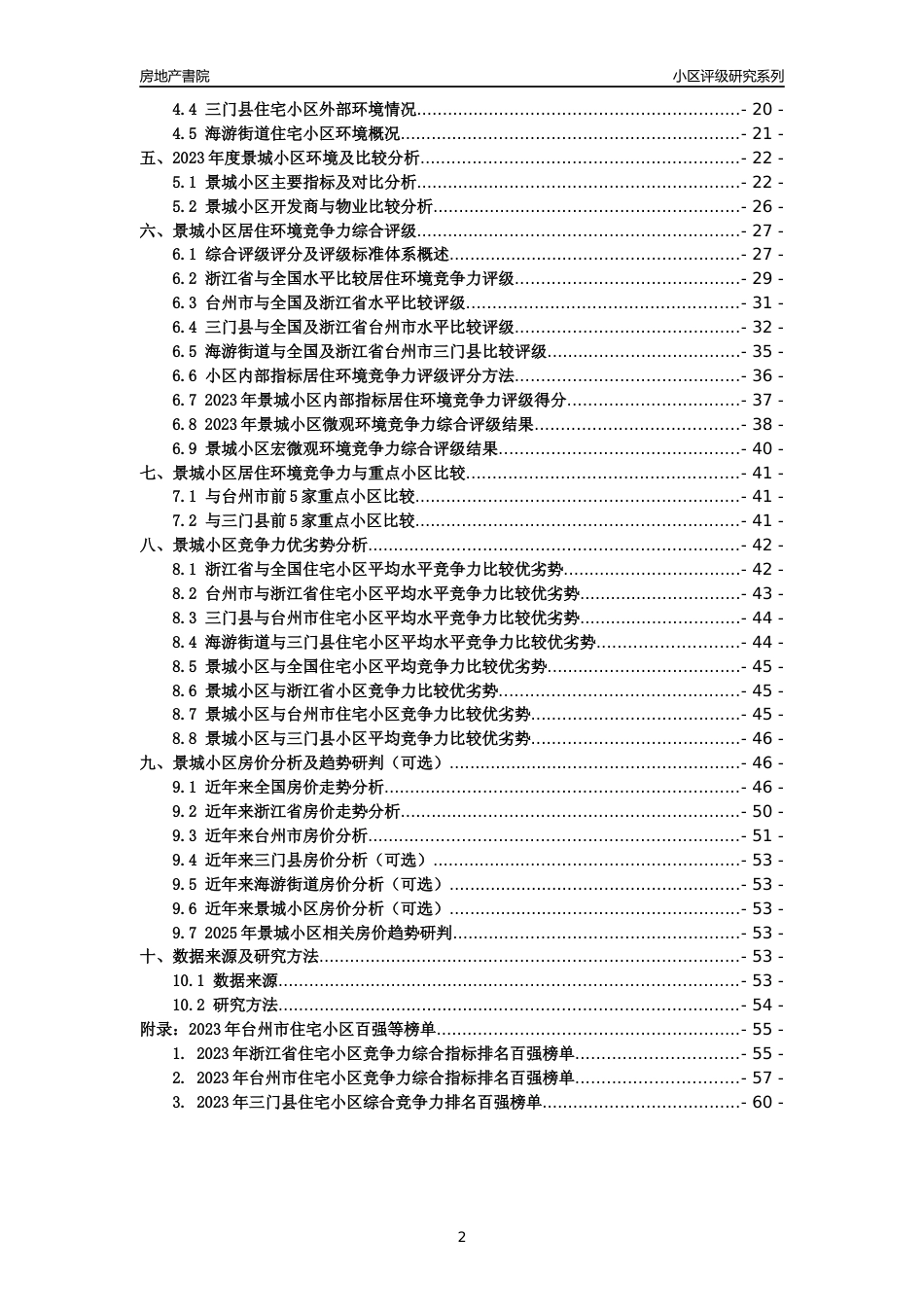 [小区点评]景城小区(台州市三门县)小区居住环境竞争力评级及房价趋势分析报告(2024版)_第2页