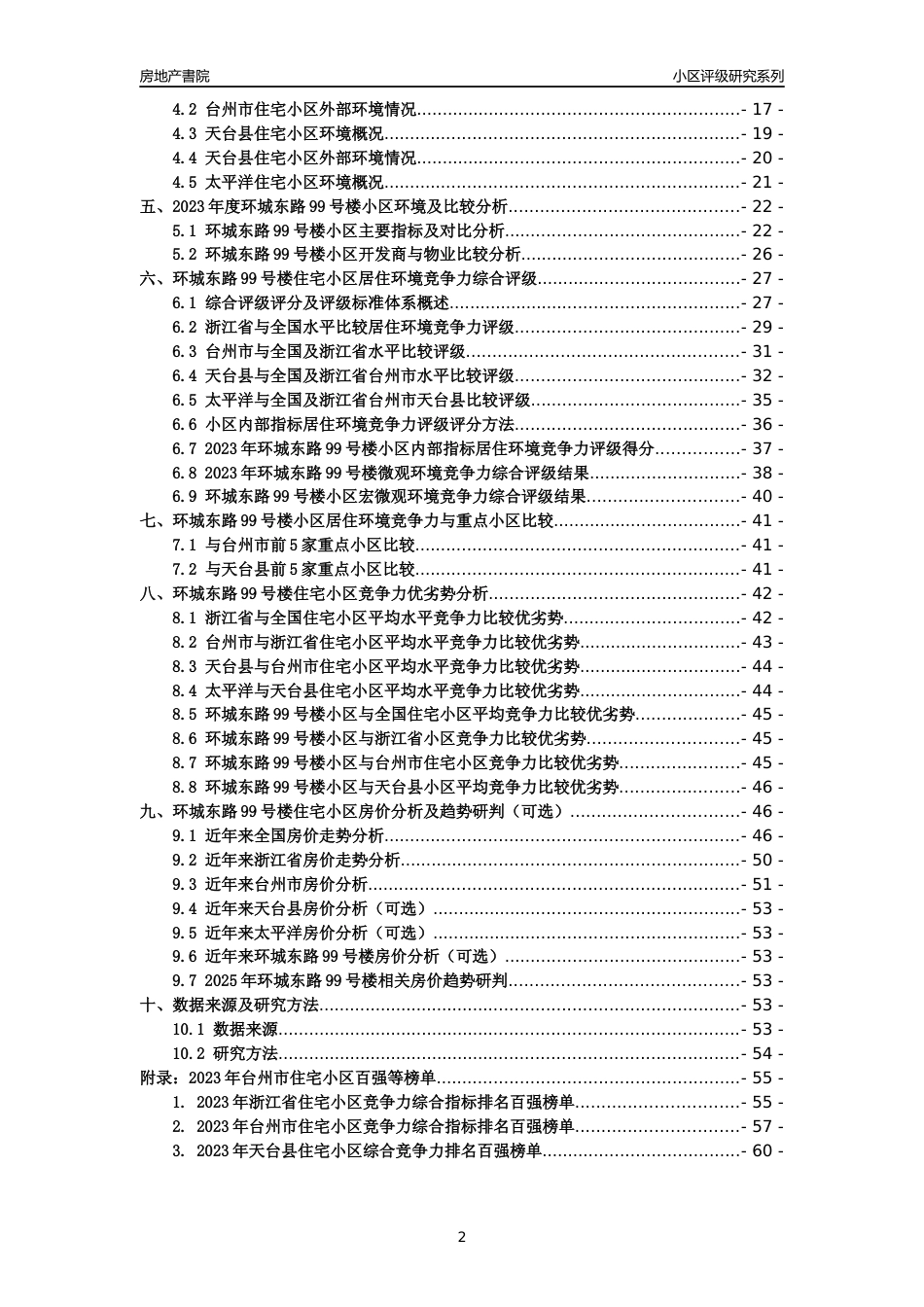 [小区点评]环城东路99号楼(台州市天台县)小区居住环境竞争力评级及房价趋势分析报告(2024版)_第2页