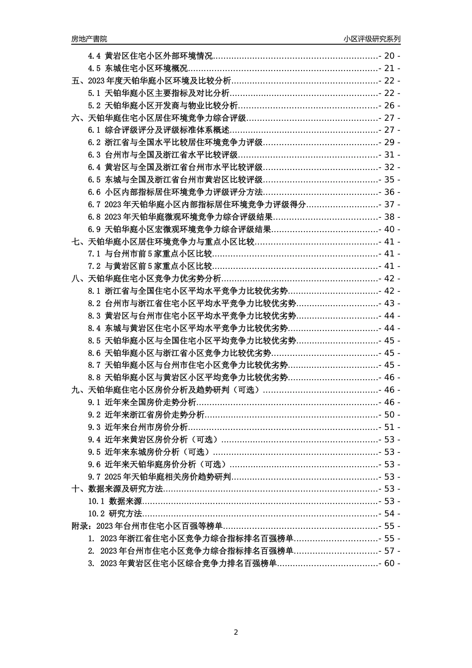 [小区点评]天铂华庭(台州市黄岩区)小区居住环境竞争力评级及房价趋势分析报告(2024版)_第2页