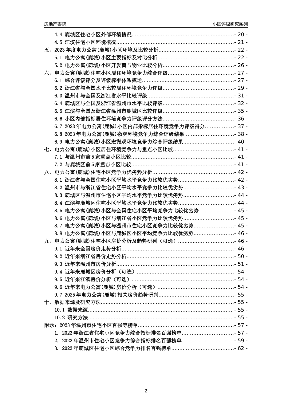 [小区点评]电力公寓(鹿城)(温州市鹿城区)小区居住环境竞争力评级及房价趋势分析报告(2024版)_第2页