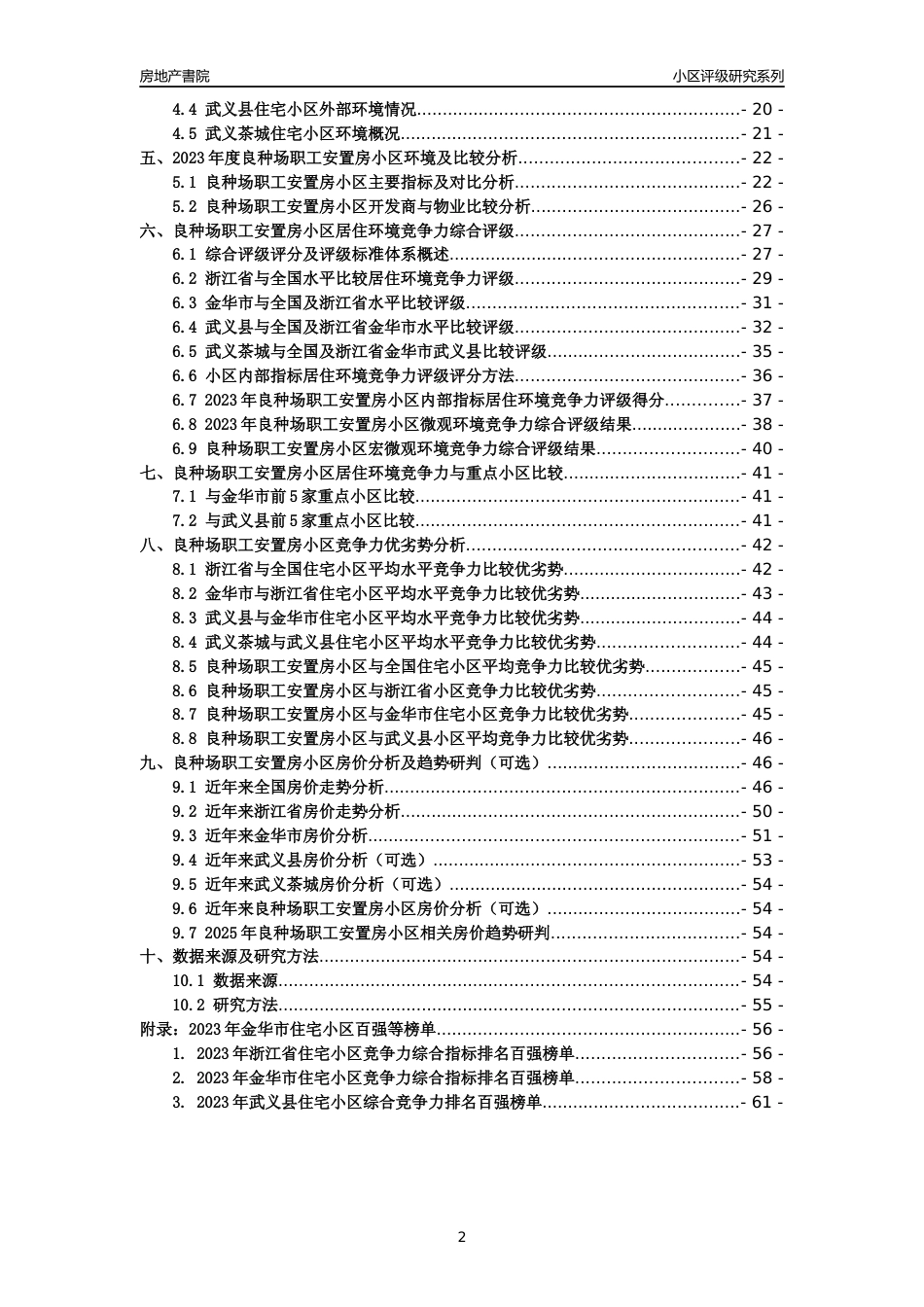 [小区点评]良种场职工安置房小区(金华市武义县)小区居住环境竞争力评级及房价趋势分析报告(2024版)_第2页