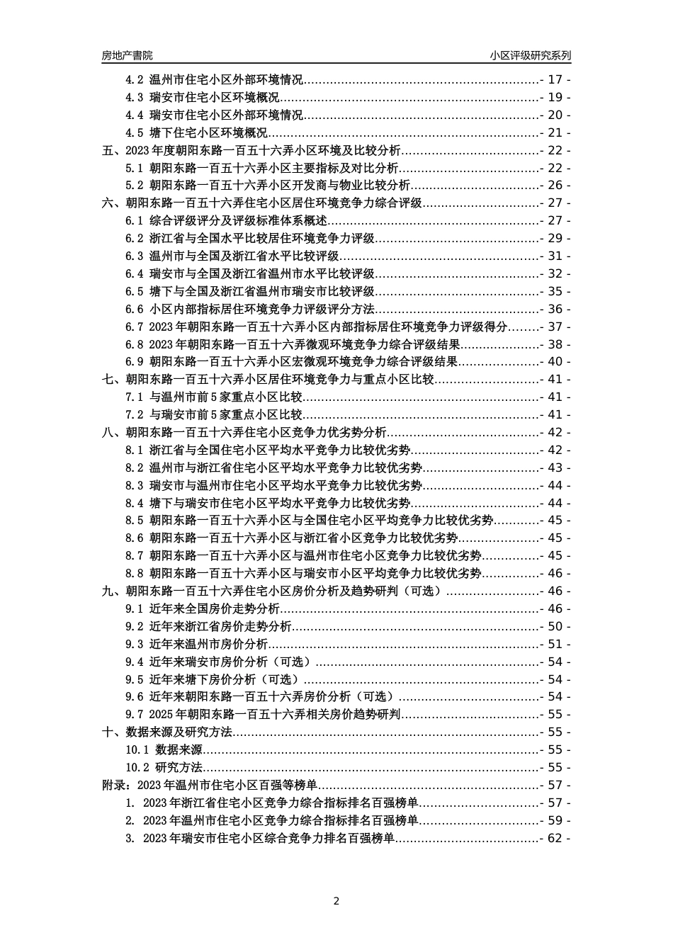 [小区点评]朝阳东路一百五十六弄(温州市瑞安市)小区居住环境竞争力评级及房价趋势分析报告(2024版)_第2页