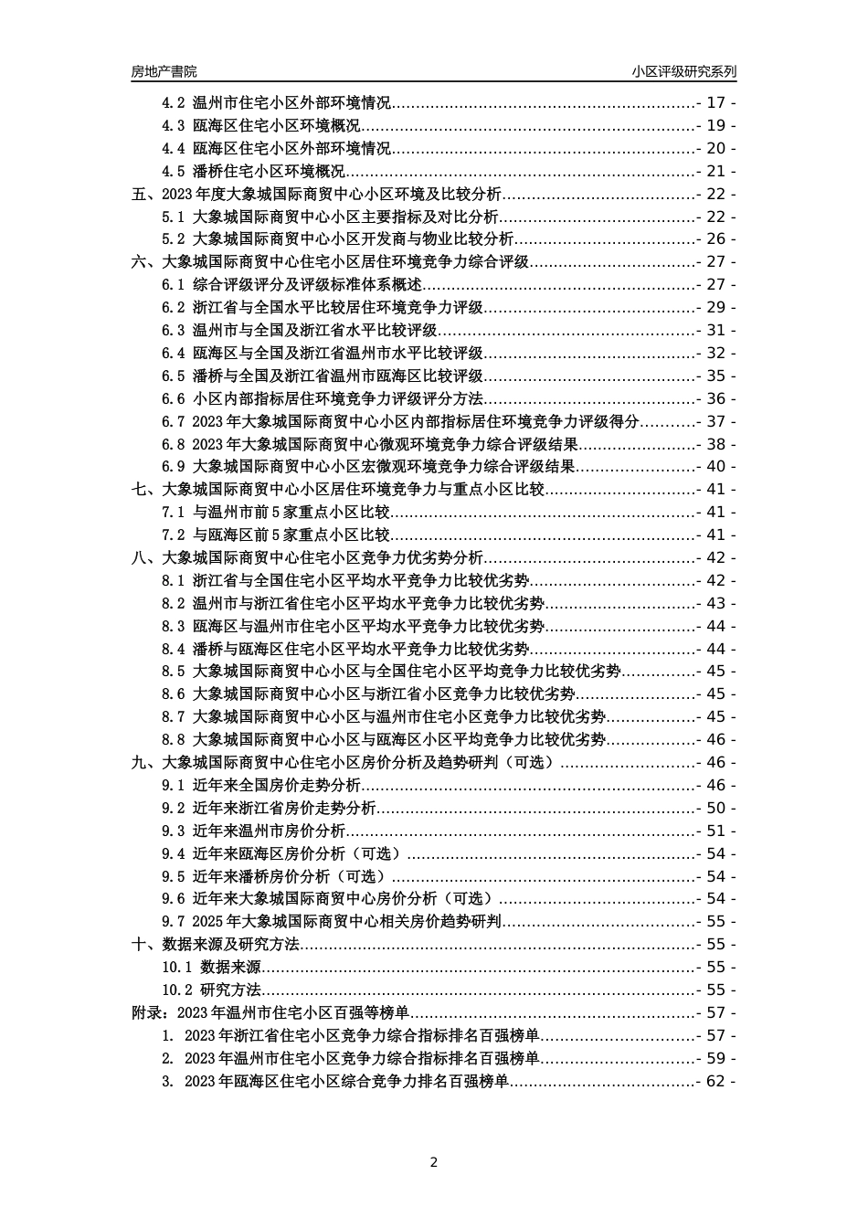 [小区点评]大象城国际商贸中心(温州市瓯海区)小区居住环境竞争力评级及房价趋势分析报告(2024版)_第2页