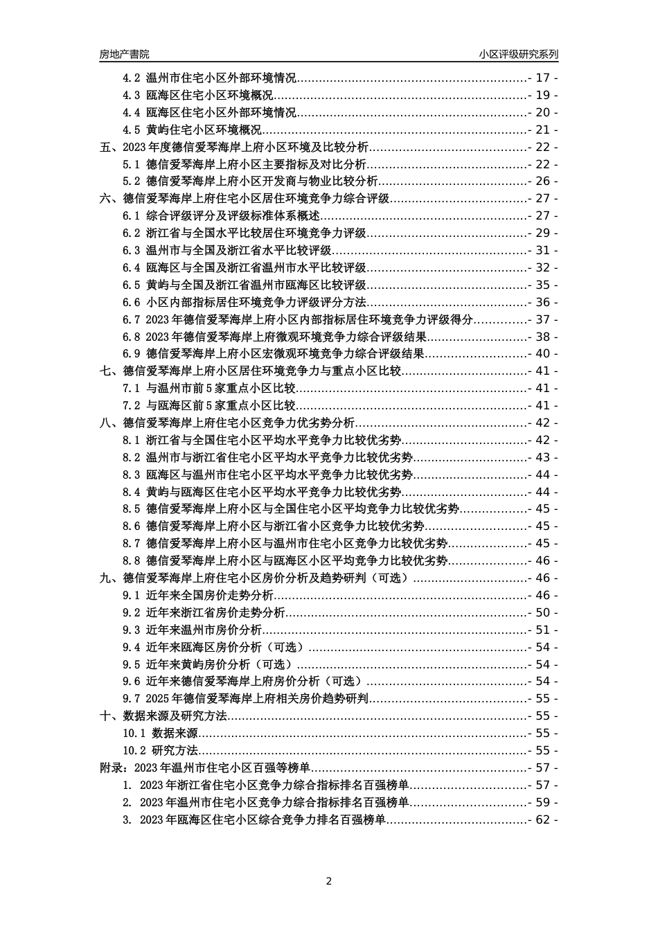[小区点评]德信爱琴海岸上府(温州市瓯海区)小区居住环境竞争力评级及房价趋势分析报告(2024版)_第2页