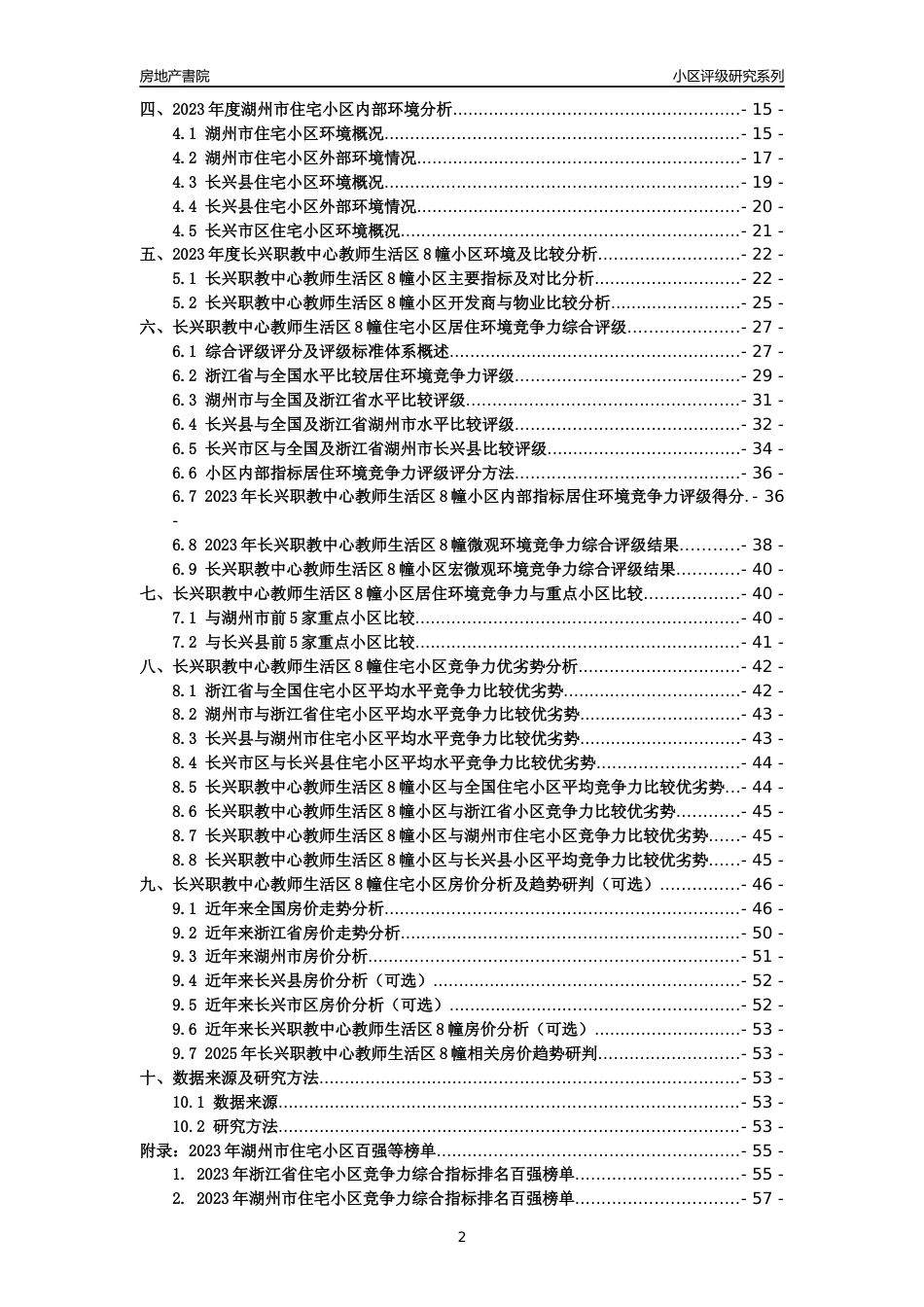 [小区点评]长兴职教中心教师生活区8幢(湖州市长兴县)小区居住环境竞争力评级及房价趋势分析报告(2024版)_第2页