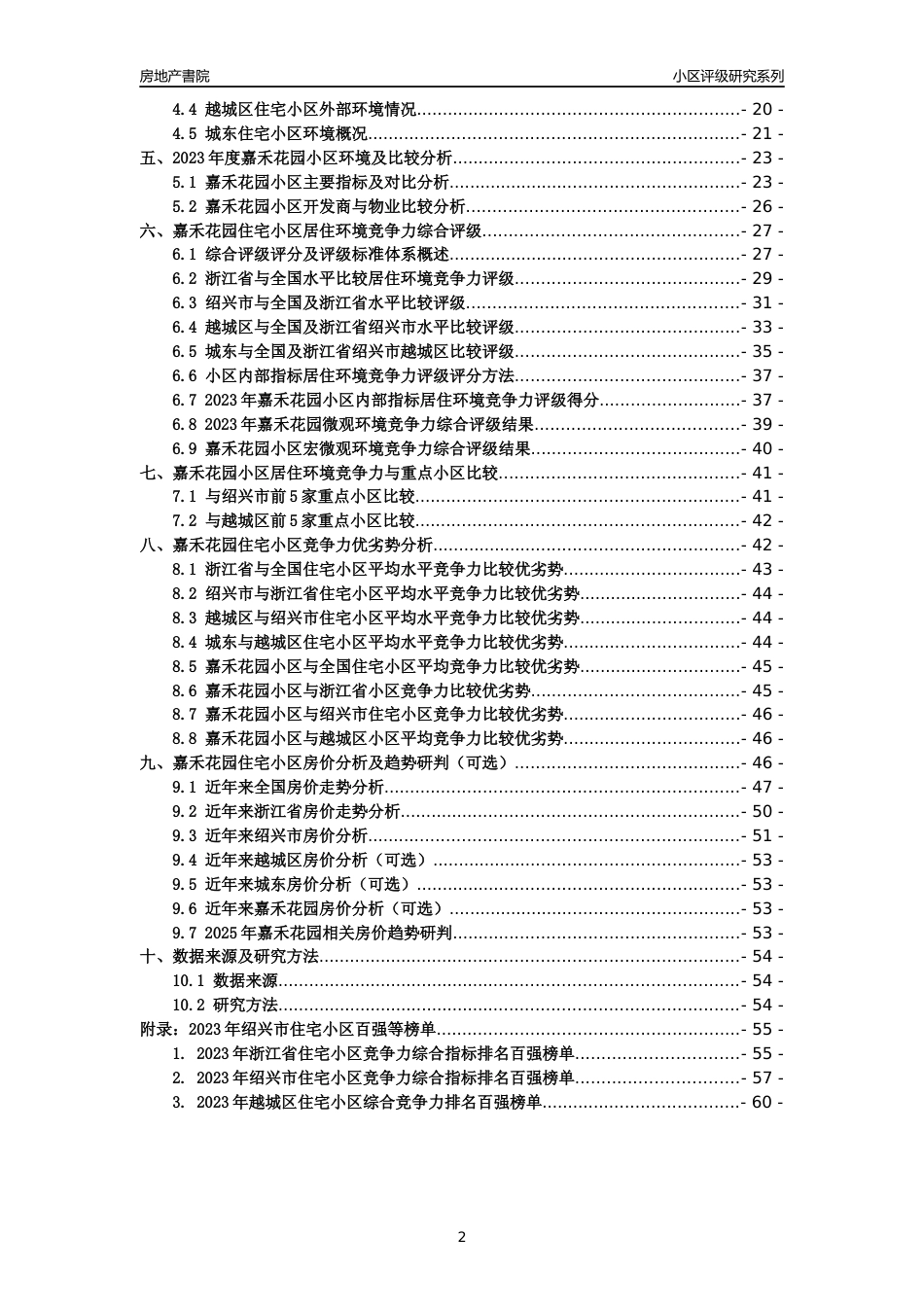 [小区点评]嘉禾花园(绍兴市越城区)小区居住环境竞争力评级及房价趋势分析报告(2024版)_第2页