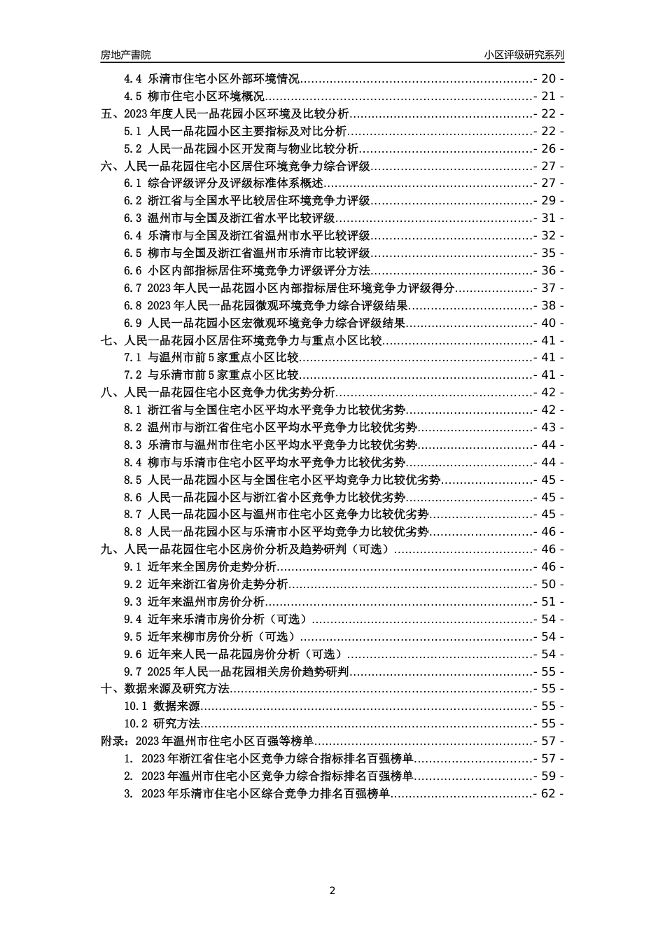 [小区点评]人民一品花园(温州市乐清市)小区居住环境竞争力评级及房价趋势分析报告(2024版)_第2页