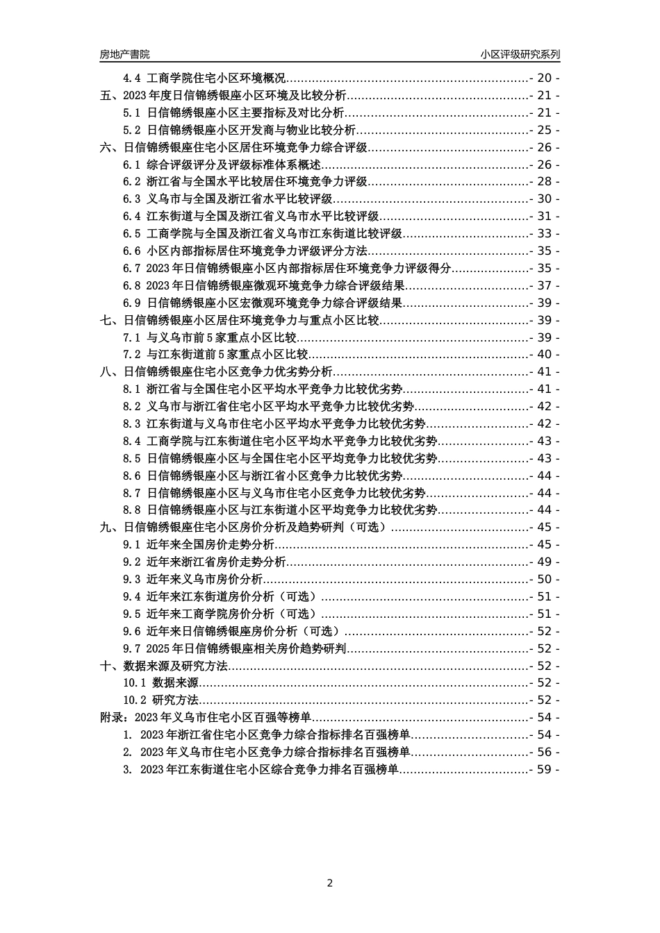 [小区点评]日信锦绣银座(义乌市江东街道)小区居住环境竞争力评级及房价趋势分析报告(2024版)_第2页