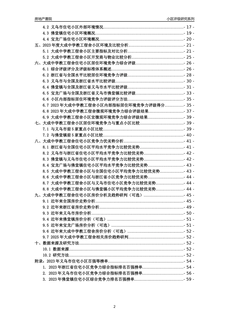 [小区点评]大成中学教工宿舍(义乌市佛堂镇)小区居住环境竞争力评级及房价趋势分析报告(2024版)_第2页