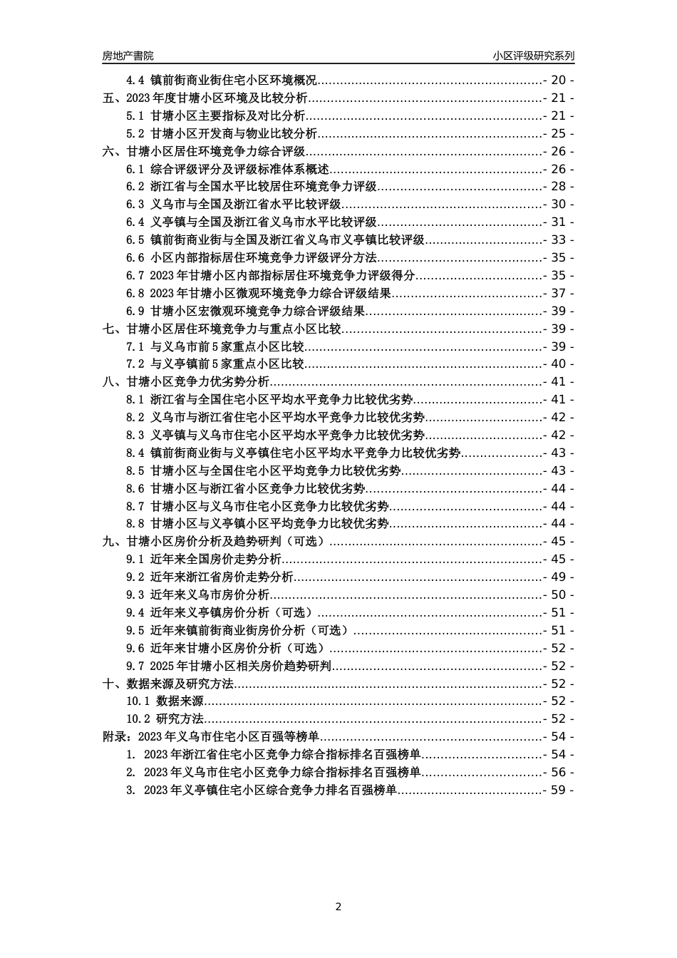[小区点评]甘塘小区(义乌市义亭镇)小区居住环境竞争力评级及房价趋势分析报告(2024版)_第2页