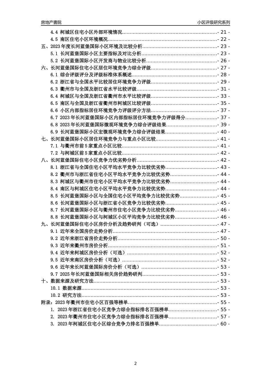 [小区点评]长河蓝堡国际(衢州市柯城区)小区居住环境竞争力评级及房价趋势分析报告(2024版)_第2页