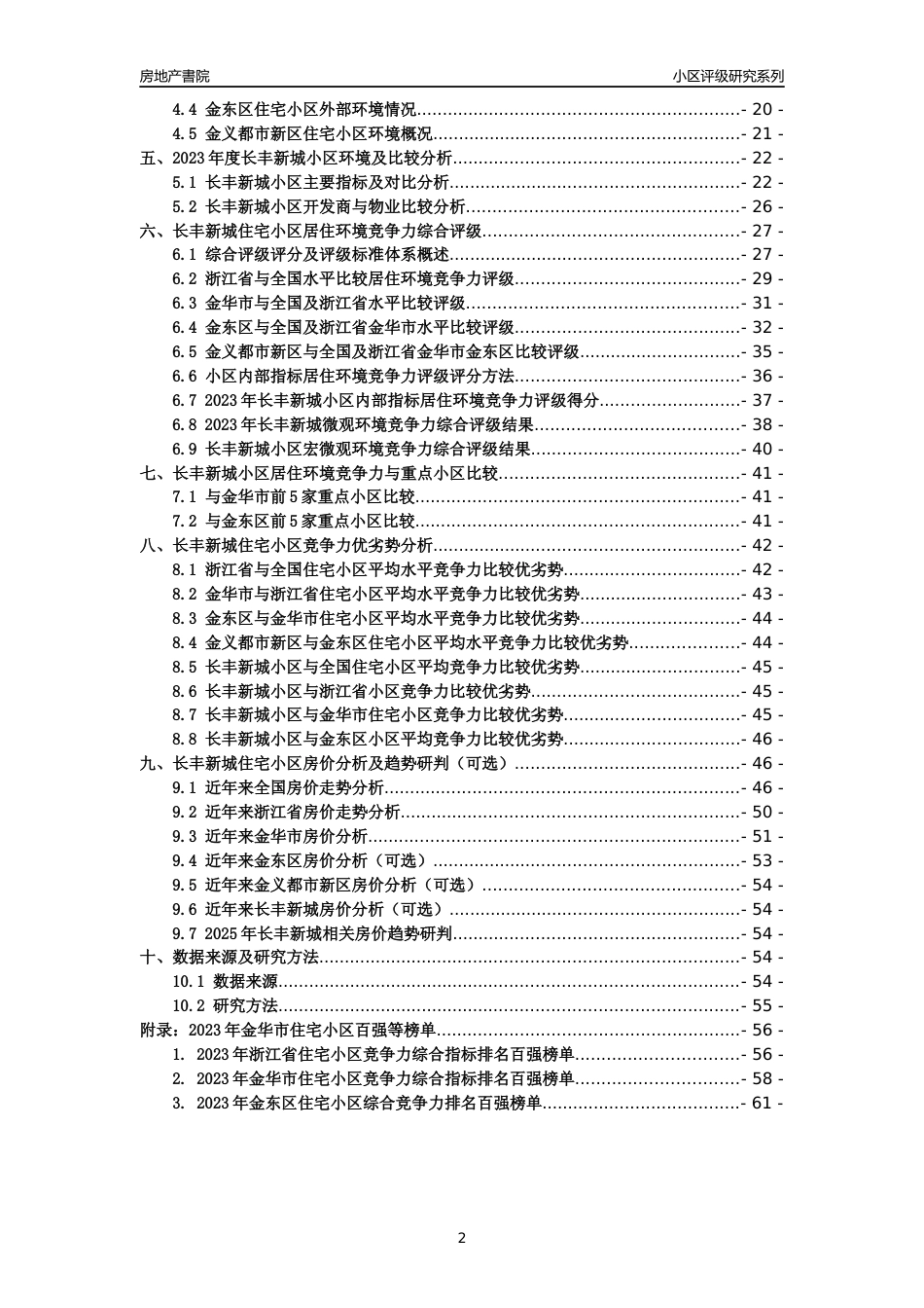 [小区点评]长丰新城(金华市金东区)小区居住环境竞争力评级及房价趋势分析报告(2024版)_第2页