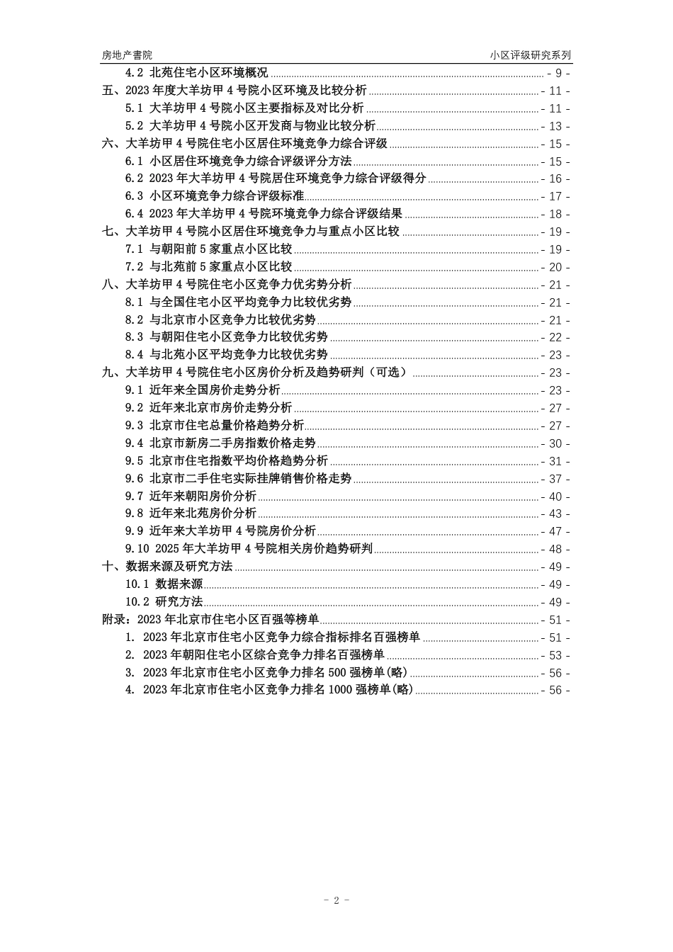 [小区点评]大羊坊甲4号院(北京朝阳)小区居住环境竞争力评级及房价趋势分析报告(2024版)_第2页