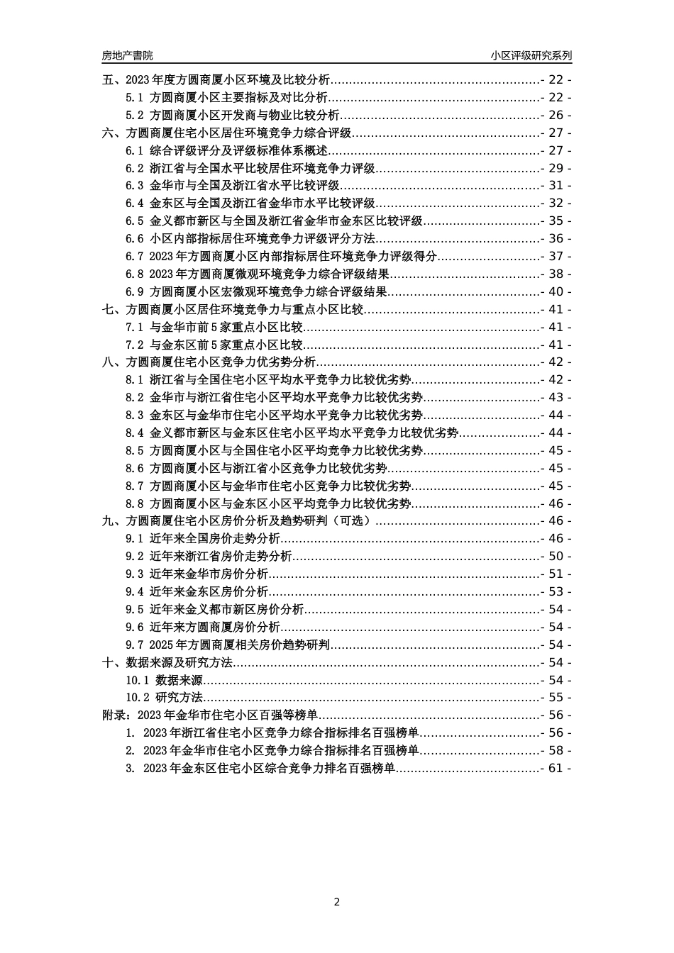 [小区点评]方圆商厦(金华市金东区)小区居住环境竞争力评级分析报告(2024版)_第2页
