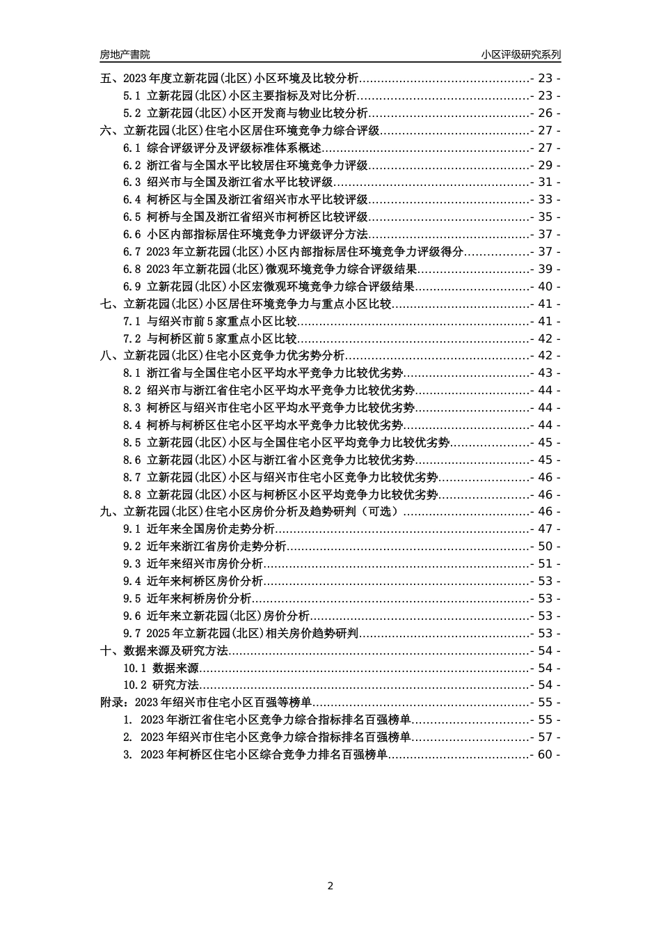 [小区点评]立新花园(北区)(绍兴市柯桥区)小区居住环境竞争力评级分析报告(2024版)_第2页