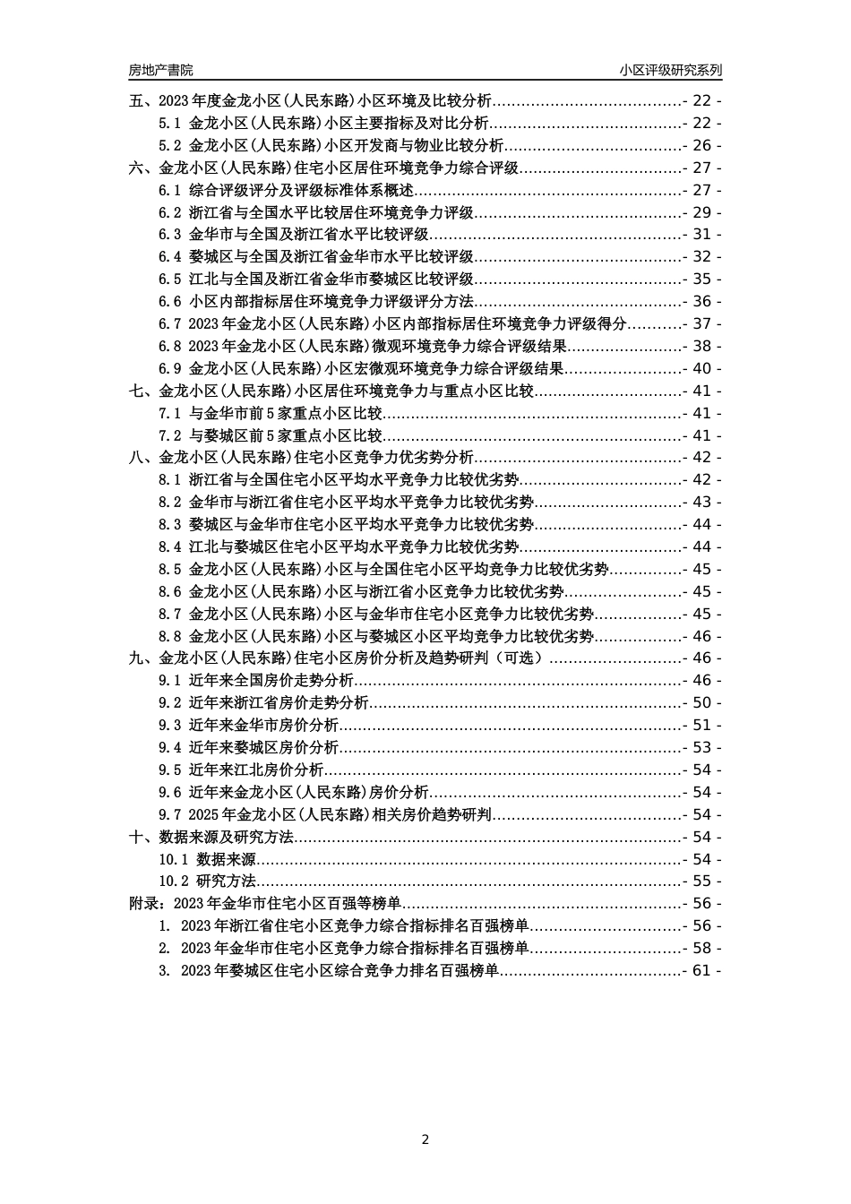[小区点评]金龙小区(人民东路)(金华市婺城区)小区居住环境竞争力评级分析报告(2024版)_第2页