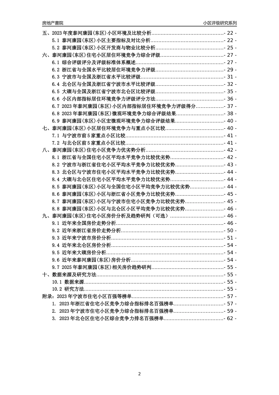 [小区点评]泰河康园(东区)(宁波市北仑区)小区居住环境竞争力评级分析报告(2024版)_第2页